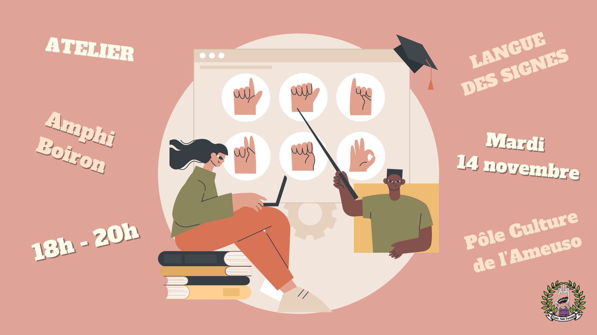 Cours de Langue des Signes Culture Ameuso